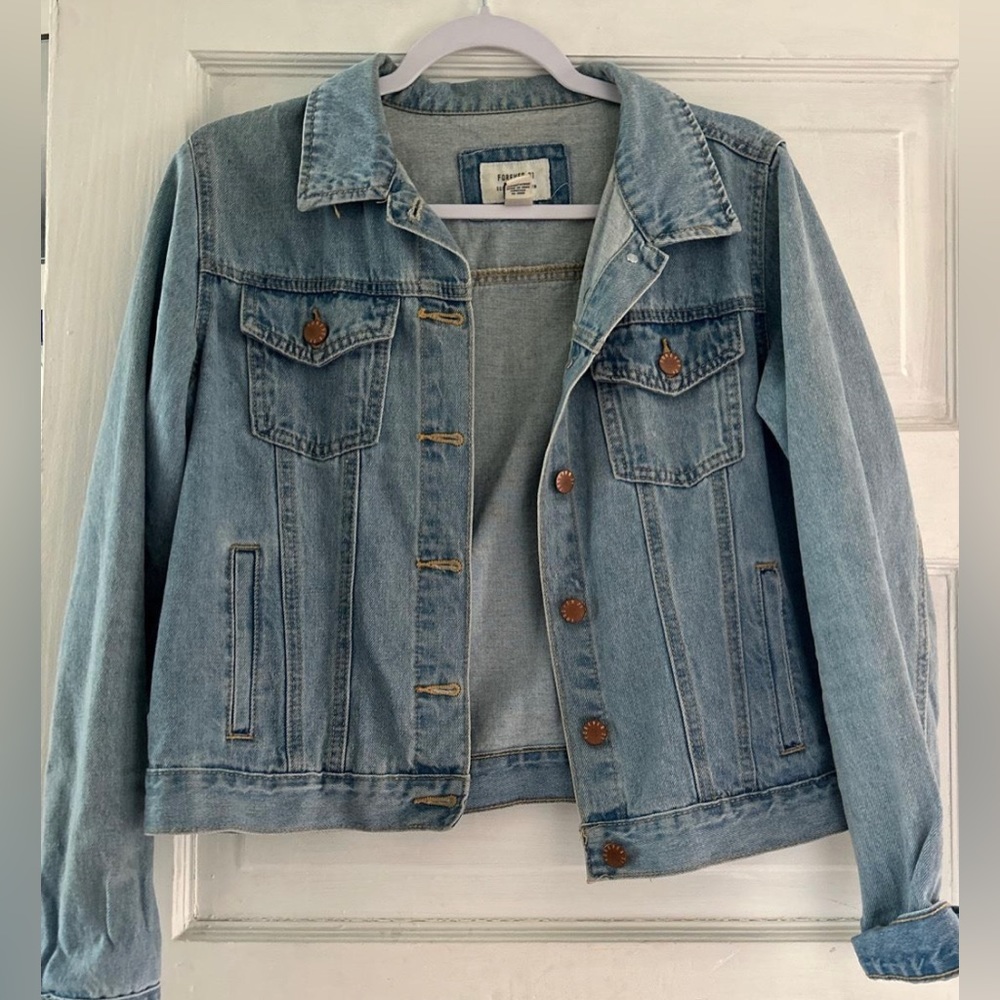jean jaket, forever 21, small